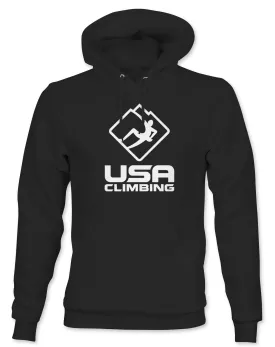 USA Climbing BW Logo Hoodie