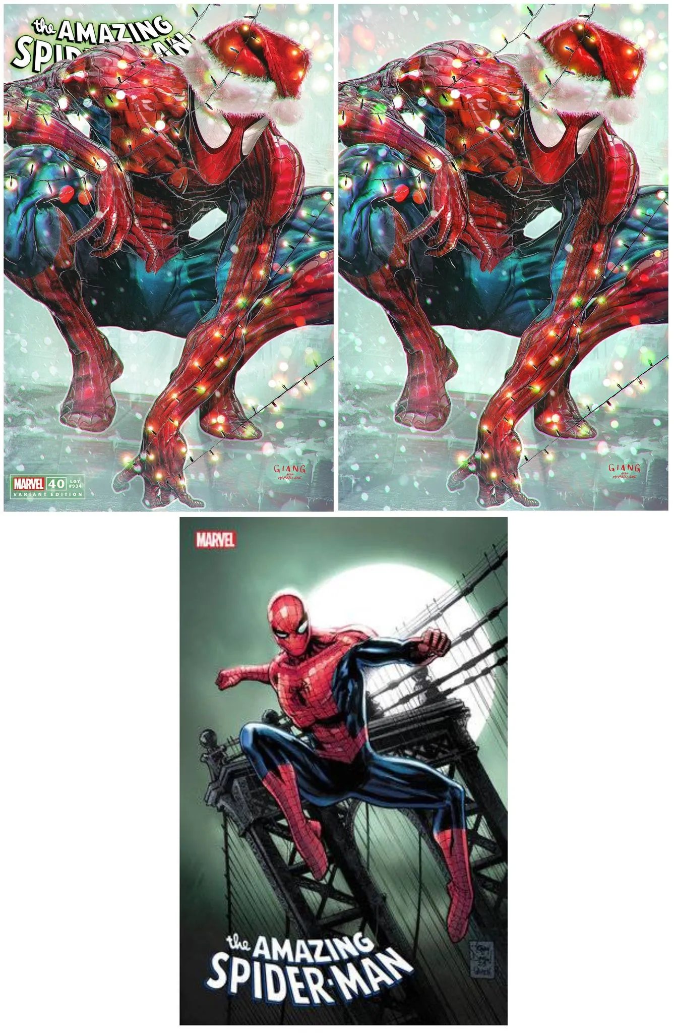 AMAZING SPIDER-MAN 40 JOHN GIANG SPIDEY HOLIDAY VARIANT