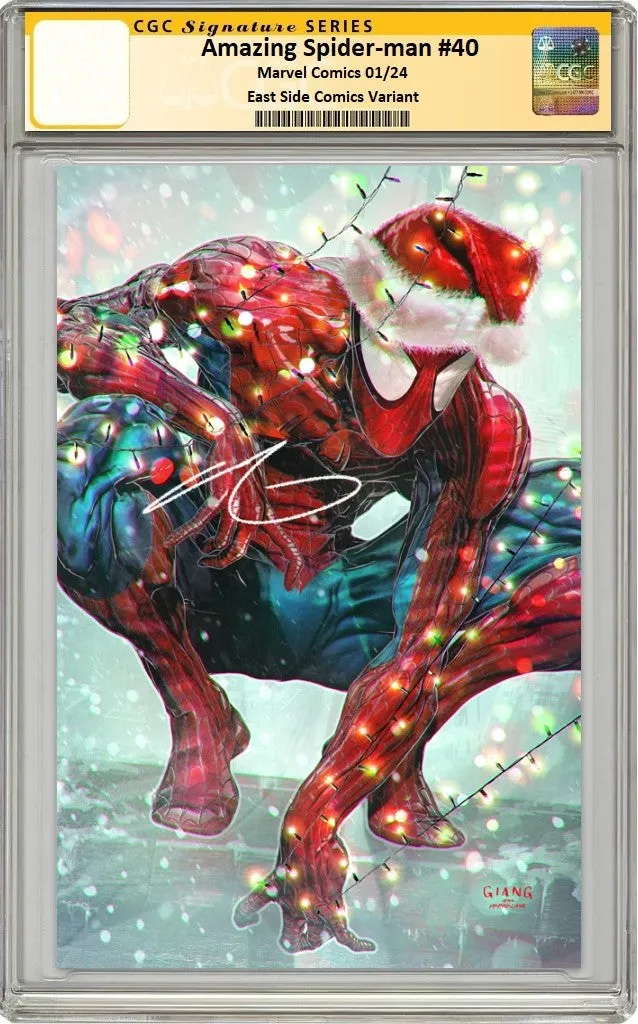 AMAZING SPIDER-MAN 40 JOHN GIANG SPIDEY HOLIDAY VARIANT