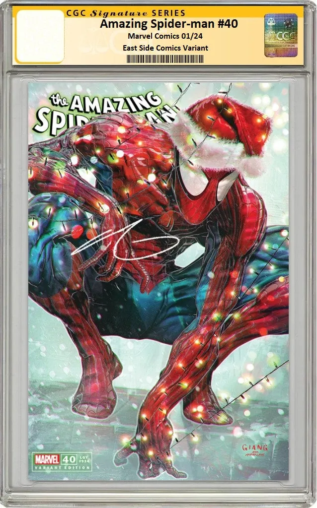 AMAZING SPIDER-MAN 40 JOHN GIANG SPIDEY HOLIDAY VARIANT