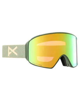 Anon M4 Cylindrical Snow Goggles   Bonus Lens   Mfi® Face Mask - Hedge/Perceive Variable Green Lens