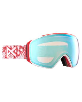 Anon M4S Toric Low Bridge Fit Snow Goggles   Bonus Lens   MFI - Joshua Noom / Perceive Variable Blue