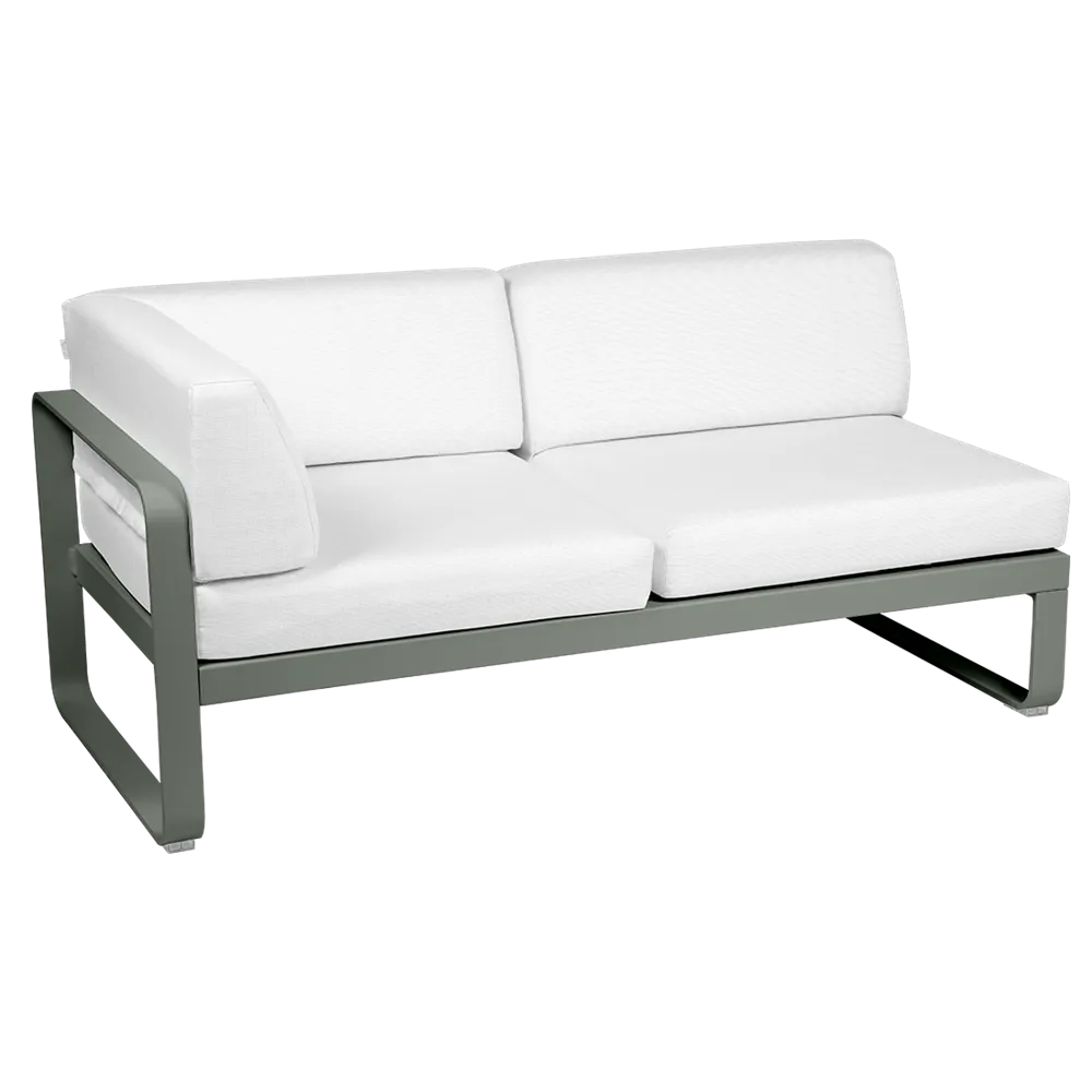 BELLEVIE 2-SEATER LEFT CORNER MODULE-OFF WHITE CUSHION