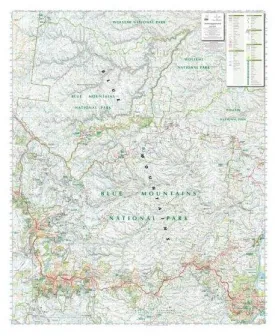 Blue Mountains North , New South Wales Topographic Map by Spatial Vision