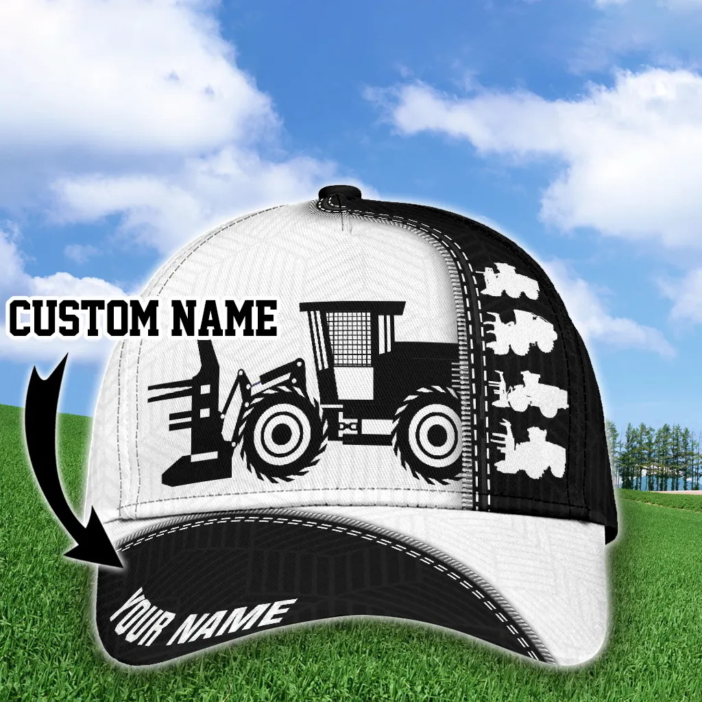 Custom Heavy Equipment Classic Cap For Men And Women, Excavator 3D Full Printed Baseball Cap Hat, Excavator Cap Hat