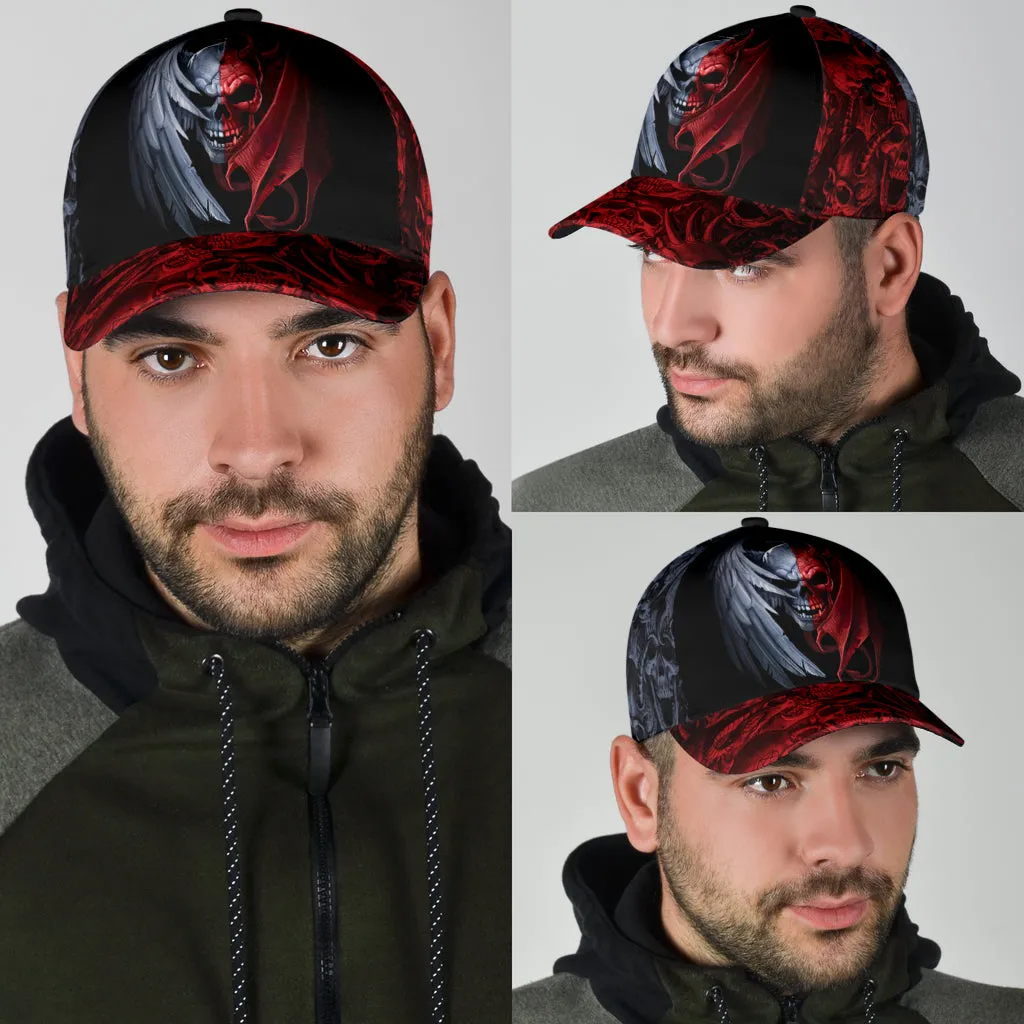 Gentle And Evil Skull Classic Cap Devil Baseball Cap Hat