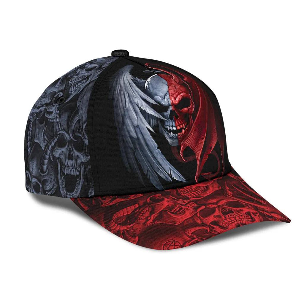 Gentle And Evil Skull Classic Cap Devil Baseball Cap Hat