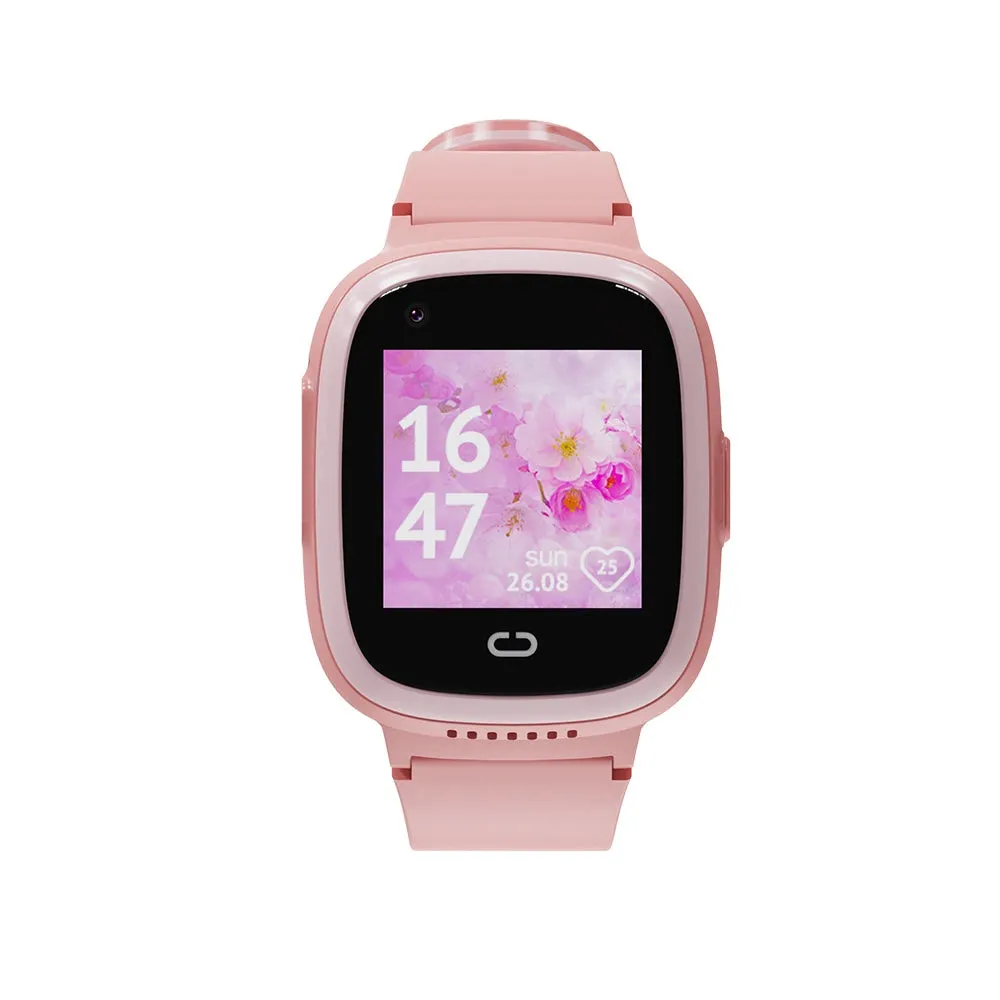 Kids Water Resistant GPS Smart Watch - Pink