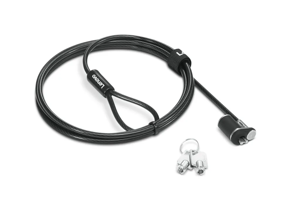 Lenovo Nanosaver Essential - Security Cable Lock - 1.5 M - For Thinkbook 14S Yoga G2 Iap, Thinkpad L13 Yoga Gen 3, L15 G