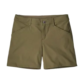 Patagonia Womens Quandary Short - 7 in. Fatigue Green