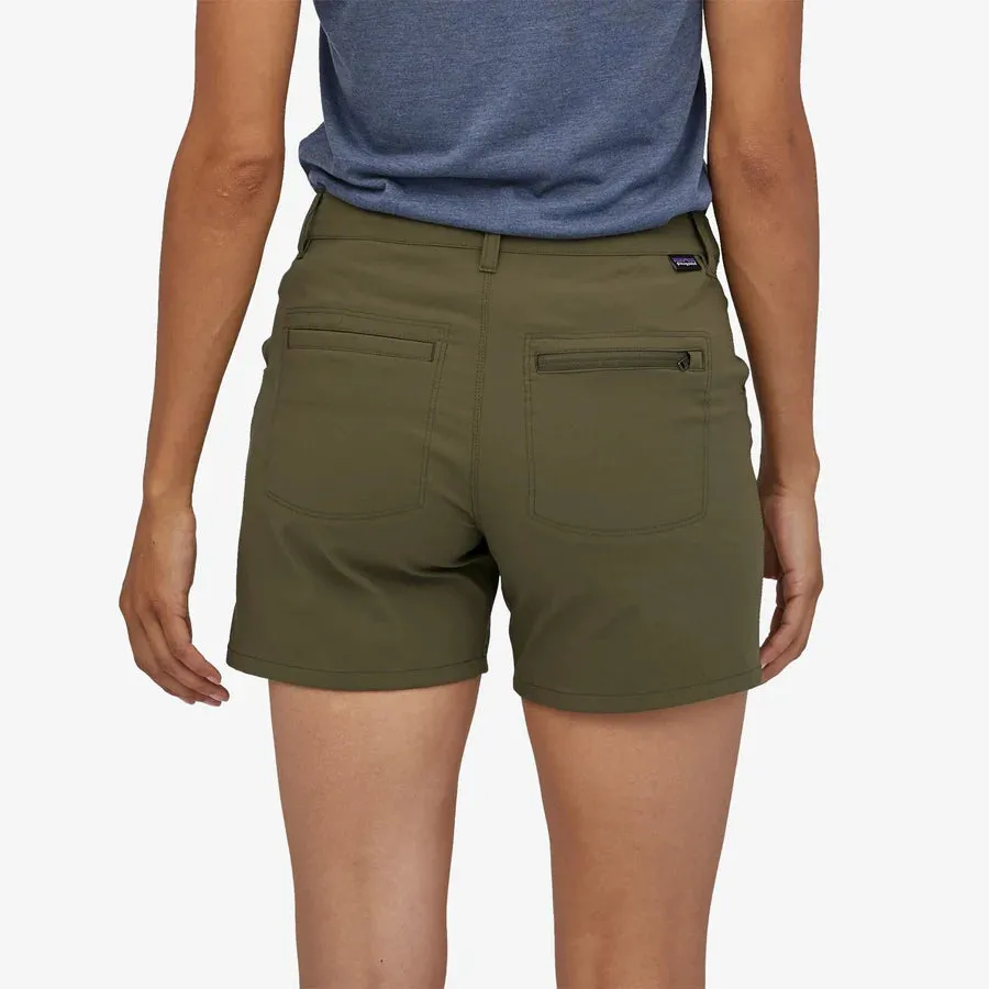 Patagonia Womens Quandary Short - 7 in. Fatigue Green