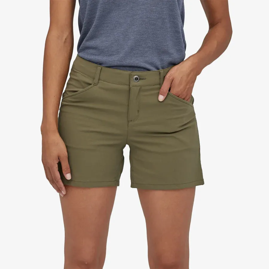 Patagonia Womens Quandary Short - 7 in. Fatigue Green