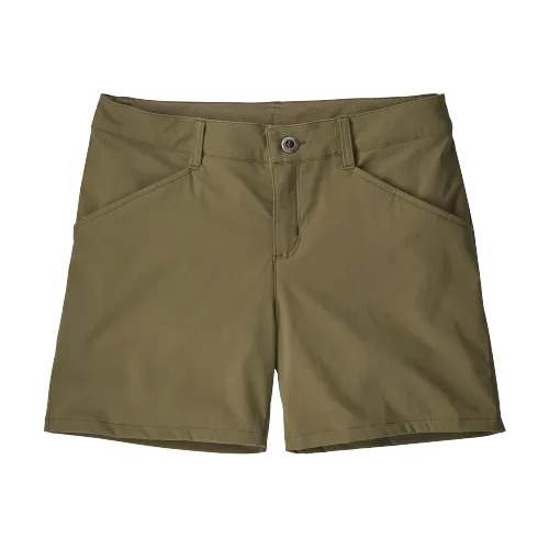 Patagonia Womens Quandary Short - 7 in. Fatigue Green