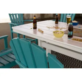 POLYWOOD 73" Outdoor Dining Tables - Nautical Style