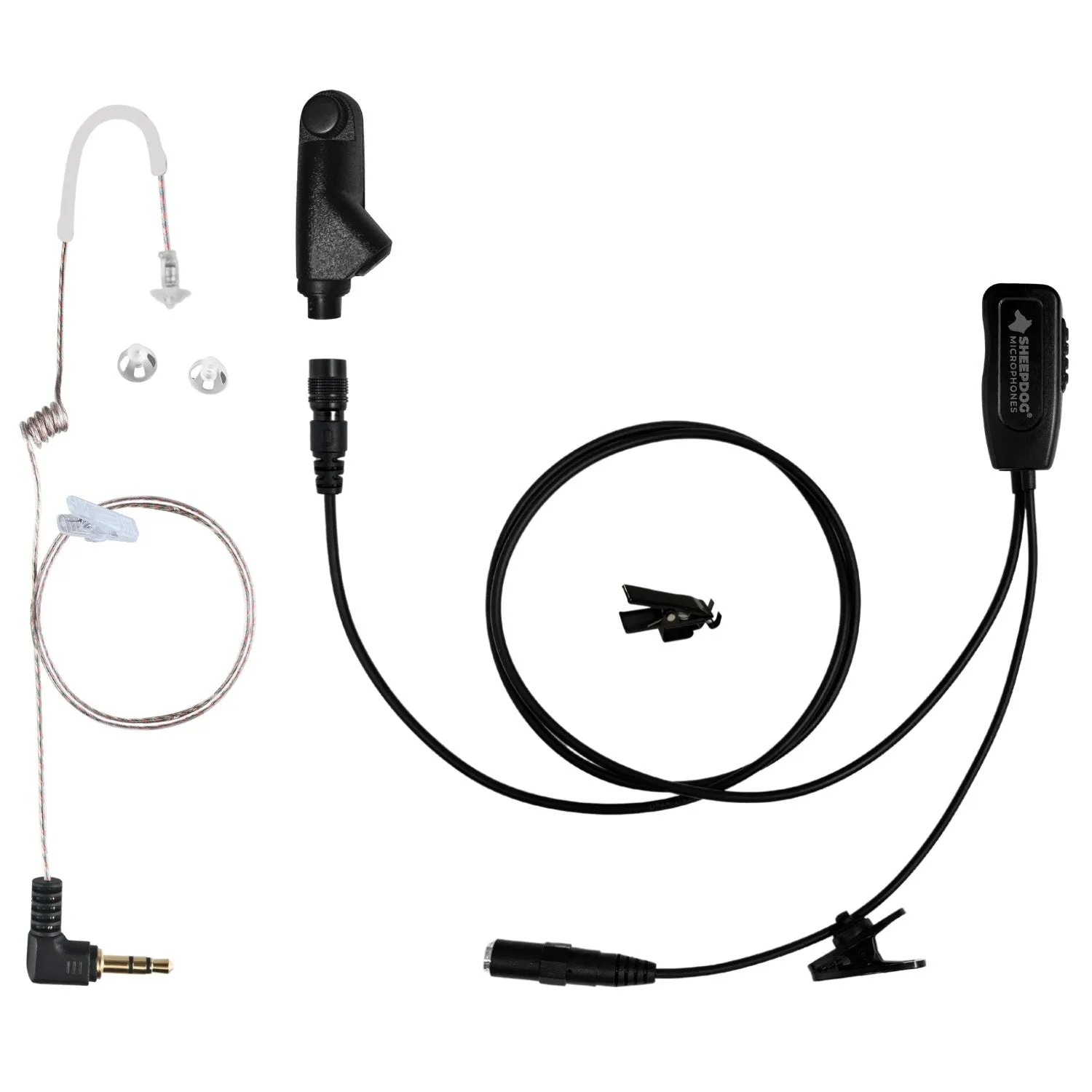 Quick Disconnect Mic and Tubeless Earpiece, Harris (HA3)