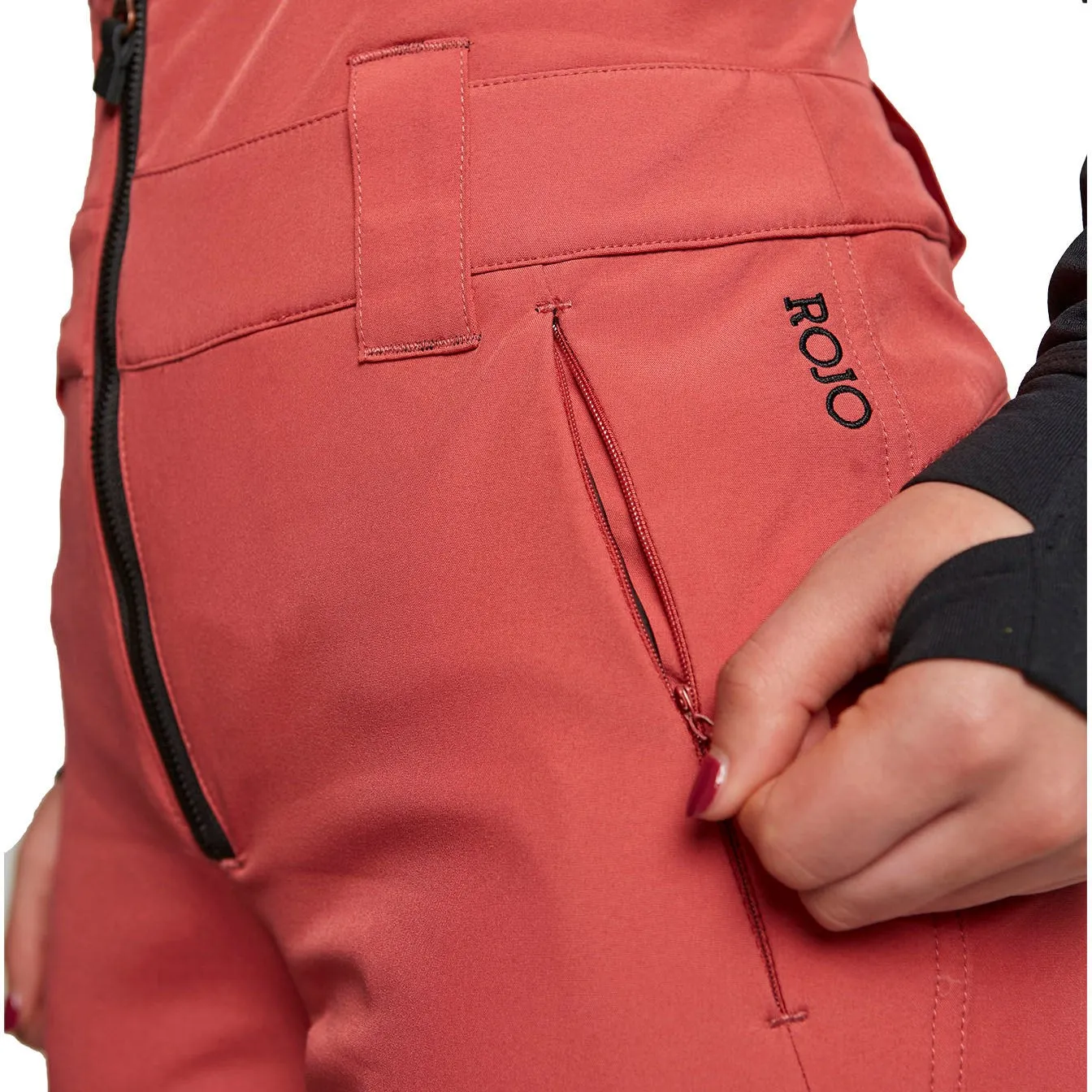 Rojo Soft Shell High Rise Pants Womens 2024 Mineral Red