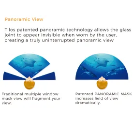 Single Lens Panoramic Mask