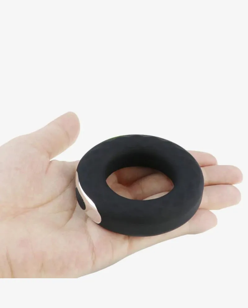 STYLISH RECHARGEABLE VIBRATING COCK RING