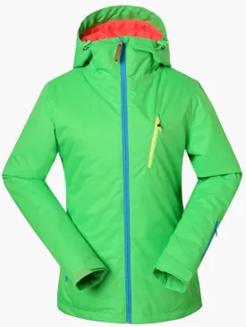 White Thermal Warm Waterproof Windproof Women's Ski/Snowboard Jacket GER