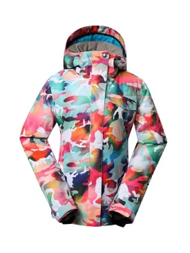 Women's Colorful High Waterproof Windproof Ski/Snowboard Jacket